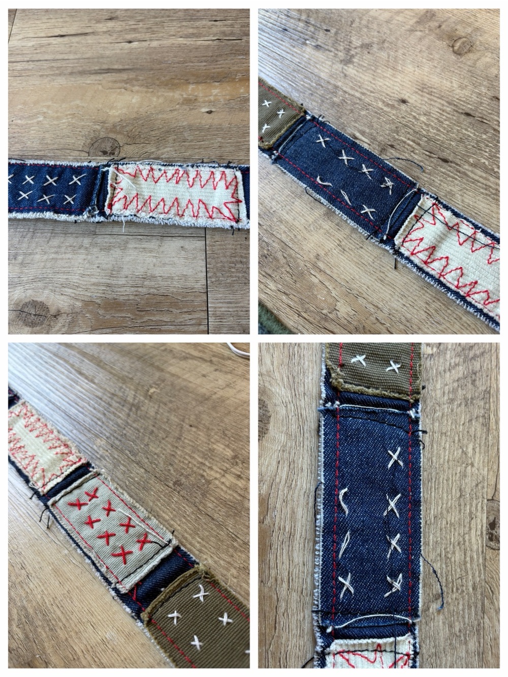 Five Item Size Large Bohemian Belt Bundle Festival Chunky Studded Colorful - Picture 5 of 12